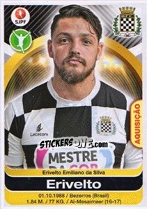 Cromo Erivelto - Futebol 2016-2017 n. 82 - Panini