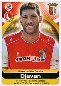 Sticker Djavan - Futebol 2016-2017 n. 91 - Panini