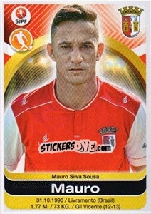 Sticker Mauro - Futebol 2016-2017 n. 92 - Panini