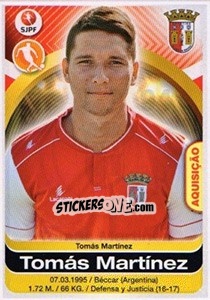 Sticker Tomas Martinez - Futebol 2016-2017 n. 94 - Panini