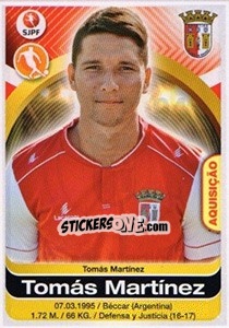 Figurina Tomas Martinez - Futebol 2016-2017 - Panini