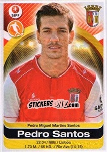 Sticker Pedro Santos - Futebol 2016-2017 n. 96 - Panini