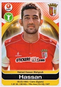 Sticker Hassan - Futebol 2016-2017 - Panini
