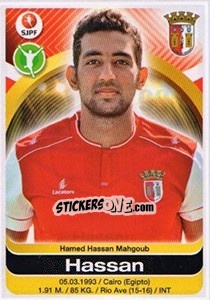 Cromo Hassan - Futebol 2016-2017 - Panini