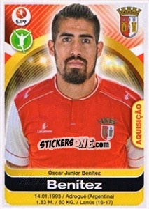 Figurina Benitez - Futebol 2016-2017 - Panini