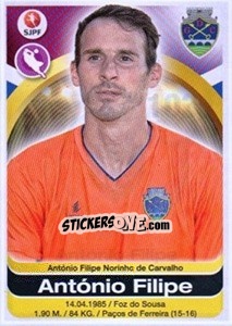 Sticker Antonio Filipe - Futebol 2016-2017 - Panini