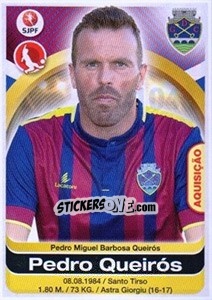 Cromo Pedro Queiros - Futebol 2016-2017 - Panini