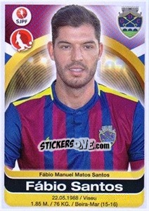 Sticker Fabio Santos - Futebol 2016-2017 n. 107 - Panini