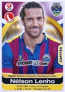 Figurina Nelson Lenho - Futebol 2016-2017 n. 108 - Panini