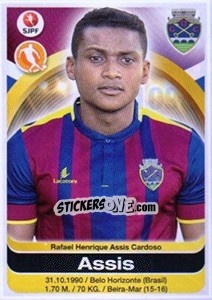 Figurina Assis - Futebol 2016-2017 n. 109 - Panini