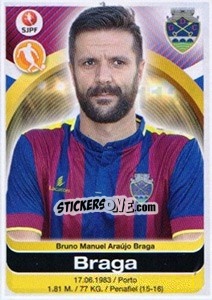Figurina Braga - Futebol 2016-2017 n. 112 - Panini