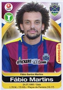 Sticker Fabio Martins - Futebol 2016-2017 - Panini