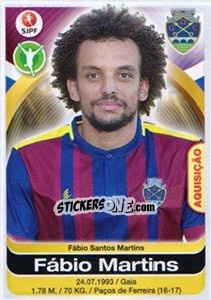 Figurina Fabio Martins - Futebol 2016-2017 - Panini