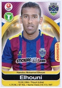 Figurina Elhouni - Futebol 2016-2017 - Panini