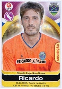 Sticker Ricardo - Futebol 2016-2017 - Panini