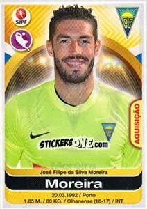 Sticker Moreira - Futebol 2016-2017 - Panini