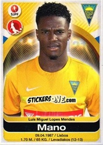 Cromo Mano - Futebol 2016-2017 n. 121 - Panini