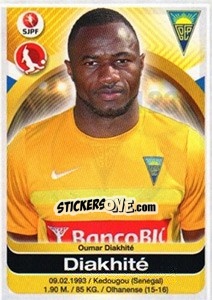 Sticker Diakhite - Futebol 2016-2017 n. 123 - Panini