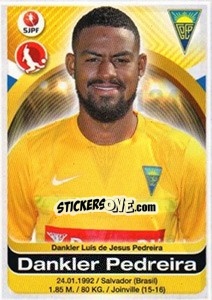 Sticker Dankler Pedreira - Futebol 2016-2017 n. 124 - Panini