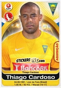 Sticker Thiago Cardoso - Futebol 2016-2017 n. 125 - Panini