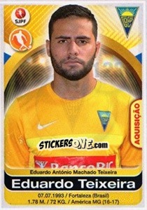 Sticker Eduardo Teixeira - Futebol 2016-2017 n. 128 - Panini