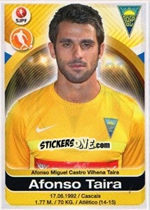 Sticker Afonso Taira - Futebol 2016-2017 n. 129 - Panini