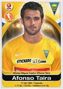 Sticker Afonso Taira - Futebol 2016-2017 - Panini