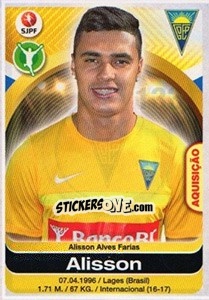 Cromo Alisson - Futebol 2016-2017 - Panini