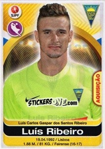 Sticker Luis Ribeiro - Futebol 2016-2017 n. 135 - Panini
