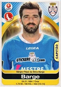 Sticker Barge - Futebol 2016-2017 n. 138 - Panini