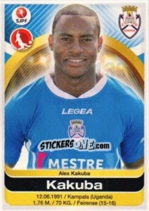 Sticker Kakuba - Futebol 2016-2017 n. 139 - Panini
