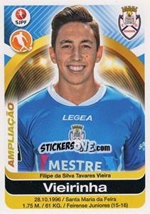 Sticker Vieirinha - Futebol 2016-2017 n. 147bis - Panini