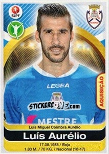 Sticker Luis Aurelio - Futebol 2016-2017 n. 149 - Panini