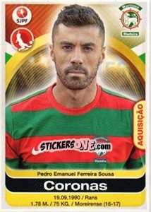 Sticker Coronas - Futebol 2016-2017 n. 156 - Panini