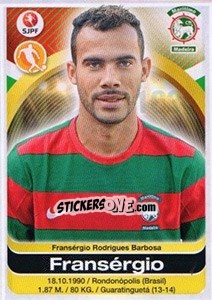 Sticker Fransergio - Futebol 2016-2017 - Panini