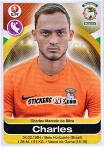 Sticker Charles - Futebol 2016-2017 - Panini