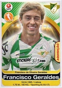 Sticker Francisco Geraldes - Futebol 2016-2017 n. 178 - Panini