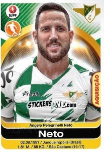 Sticker Neto - Futebol 2016-2017 n. 179 - Panini