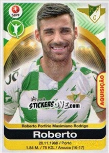 Sticker Roberto - Futebol 2016-2017 n. 183 - Panini