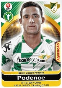 Sticker Podence - Futebol 2016-2017 - Panini