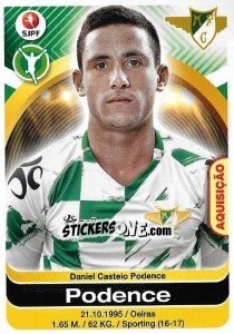 Sticker Podence - Futebol 2016-2017 n. 185 - Panini