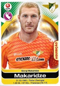 Figurina Makaridze - Futebol 2016-2017 - Panini