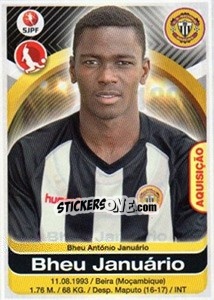 Sticker Bheu Januario - Futebol 2016-2017 n. 189 - Panini