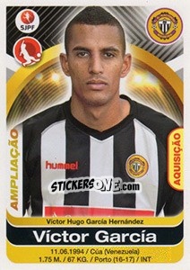 Cromo Victor Garcia - Futebol 2016-2017 - Panini