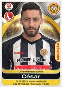 Sticker Cesar - Futebol 2016-2017 n. 192 - Panini
