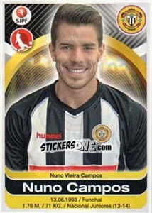 Sticker Nuno Campos - Futebol 2016-2017 - Panini