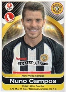 Sticker Nuno Campos - Futebol 2016-2017 n. 193 - Panini