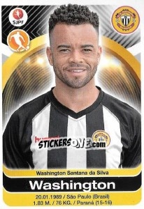 Figurina Washington - Futebol 2016-2017 - Panini