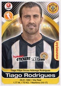 Figurina Tiago Rodrigues - Futebol 2016-2017 n. 198 - Panini