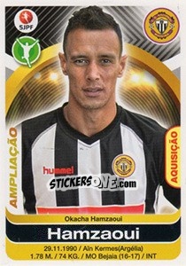 Sticker Hamzaoui - Futebol 2016-2017 - Panini